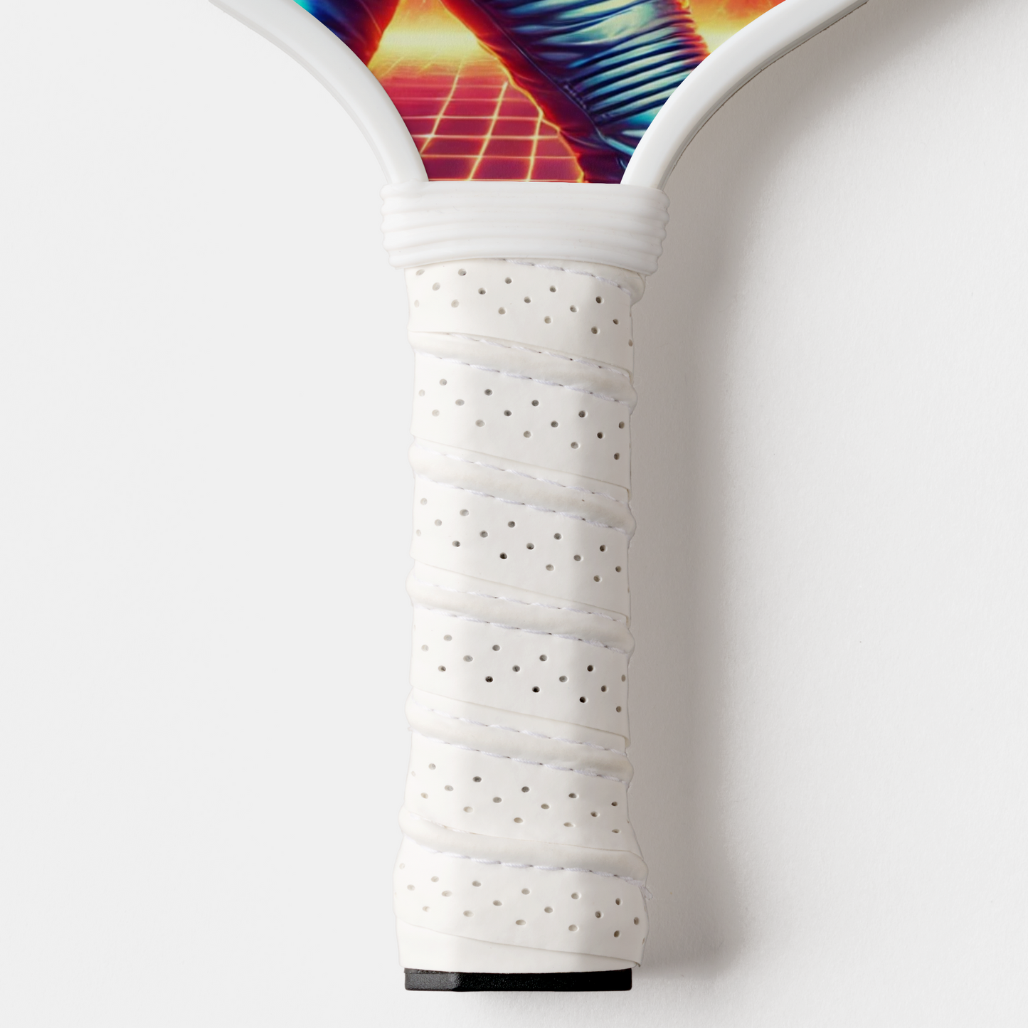 80's Retro Astronaut Rocking Keytar on the Moon Pickleball Paddle