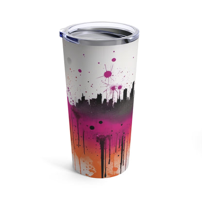 Vibrant Day Cityscape Tumbler 20oz