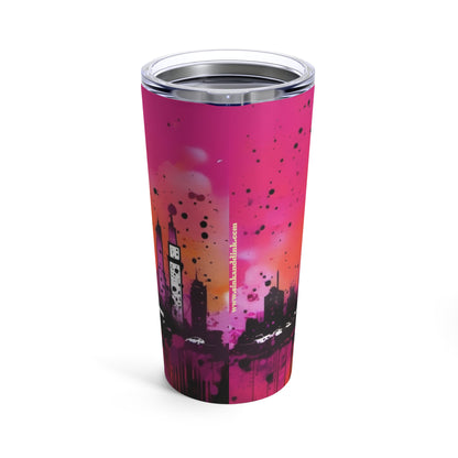 Vibrant Cityscape Tumbler 20oz