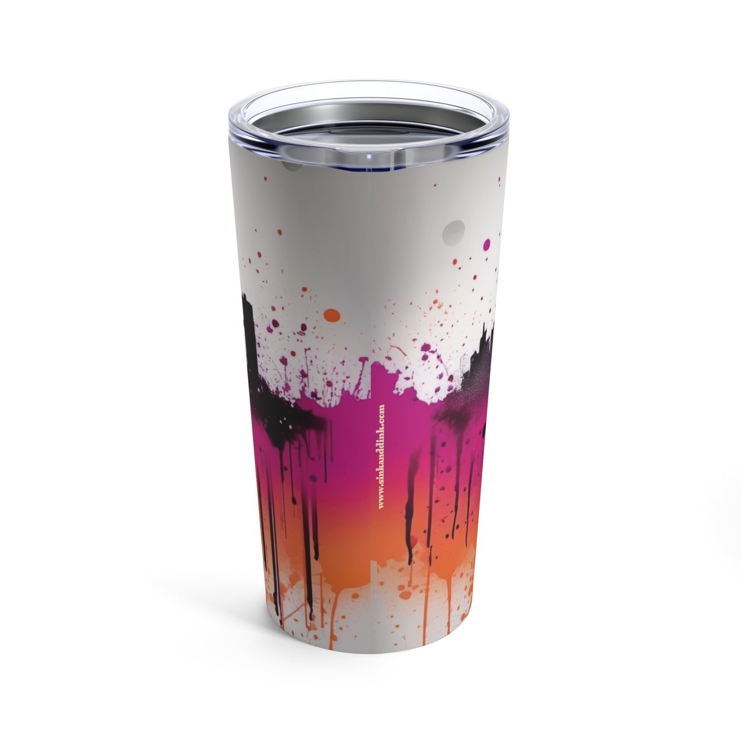 Vibrant Day Cityscape Tumbler 20oz