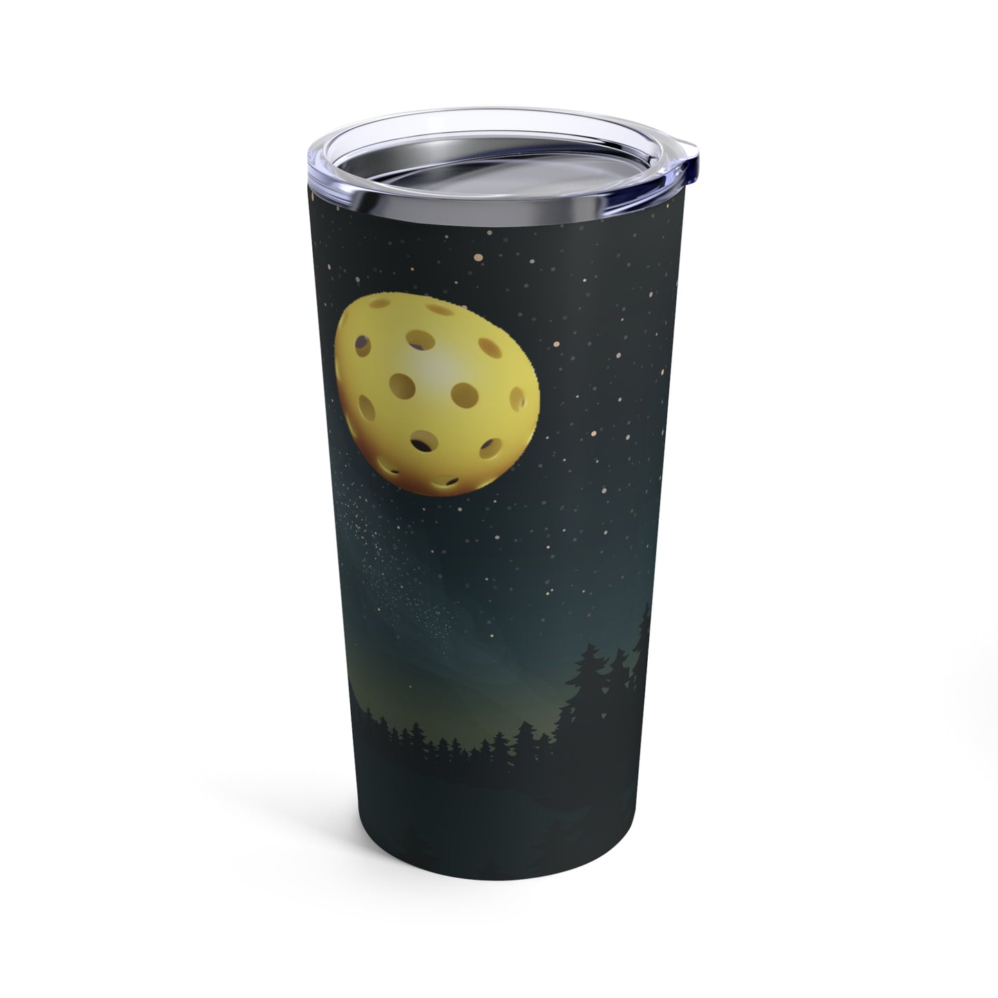 Camping Under a Pickleball MoonTumbler 20oz