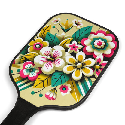 Floral Fun Pickleball Paddle Kit