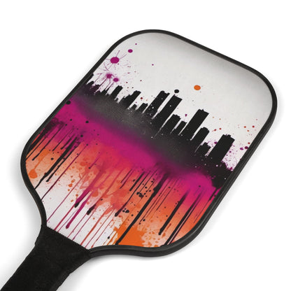 Pickleball Kit- Vibrant Cityscape Design