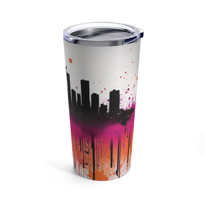 Vibrant Day Cityscape Tumbler 20oz