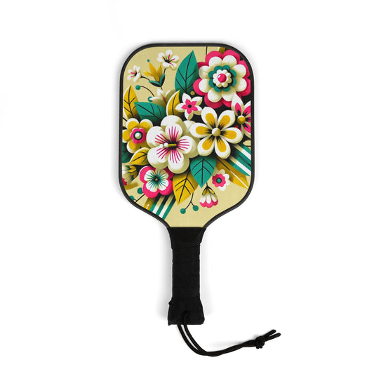 Floral Fun Pickleball Paddle Kit