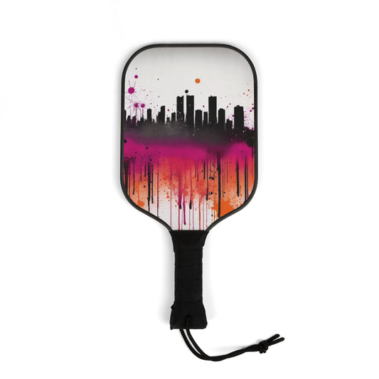 Pickleball Kit- Vibrant Cityscape Design