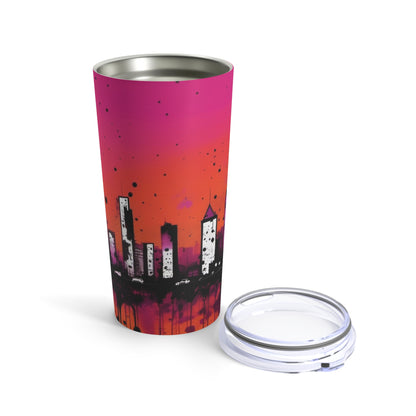 Vibrant Cityscape Tumbler 20oz