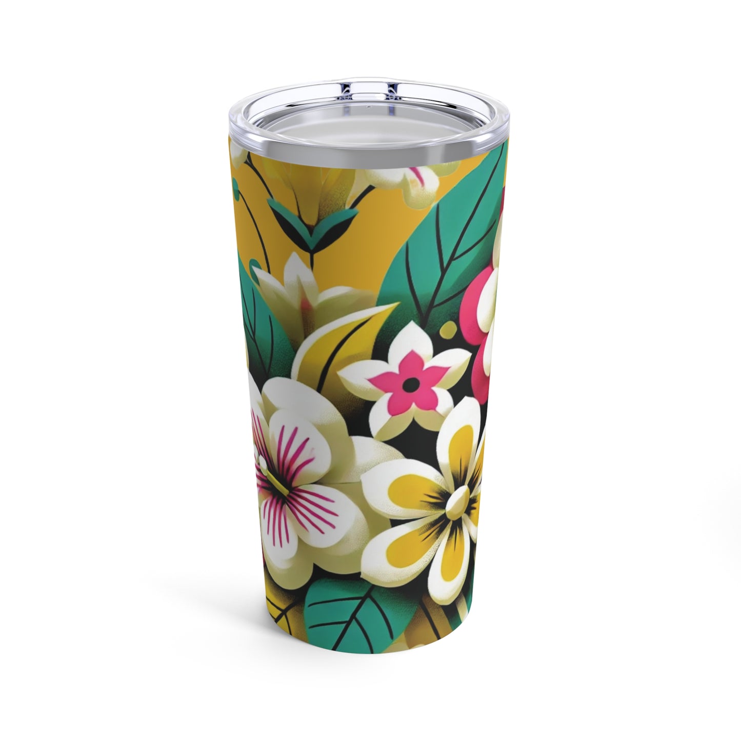 Bright and Bold Floral Tumbler 20oz