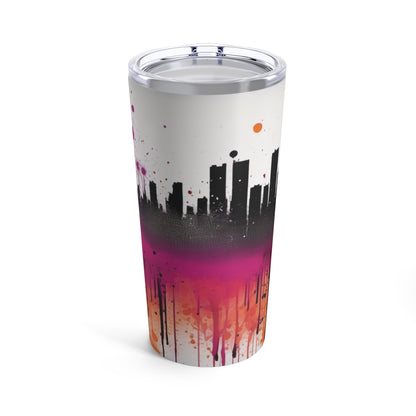 Vibrant Day Cityscape Tumbler 20oz