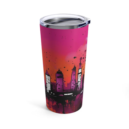 Vibrant Cityscape Tumbler 20oz